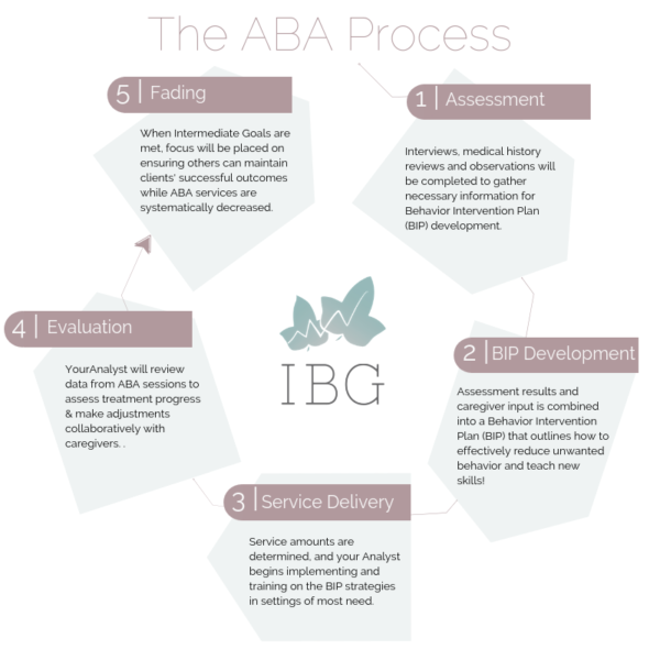 The Applied Behavior Analysis (ABA) Process Graphic